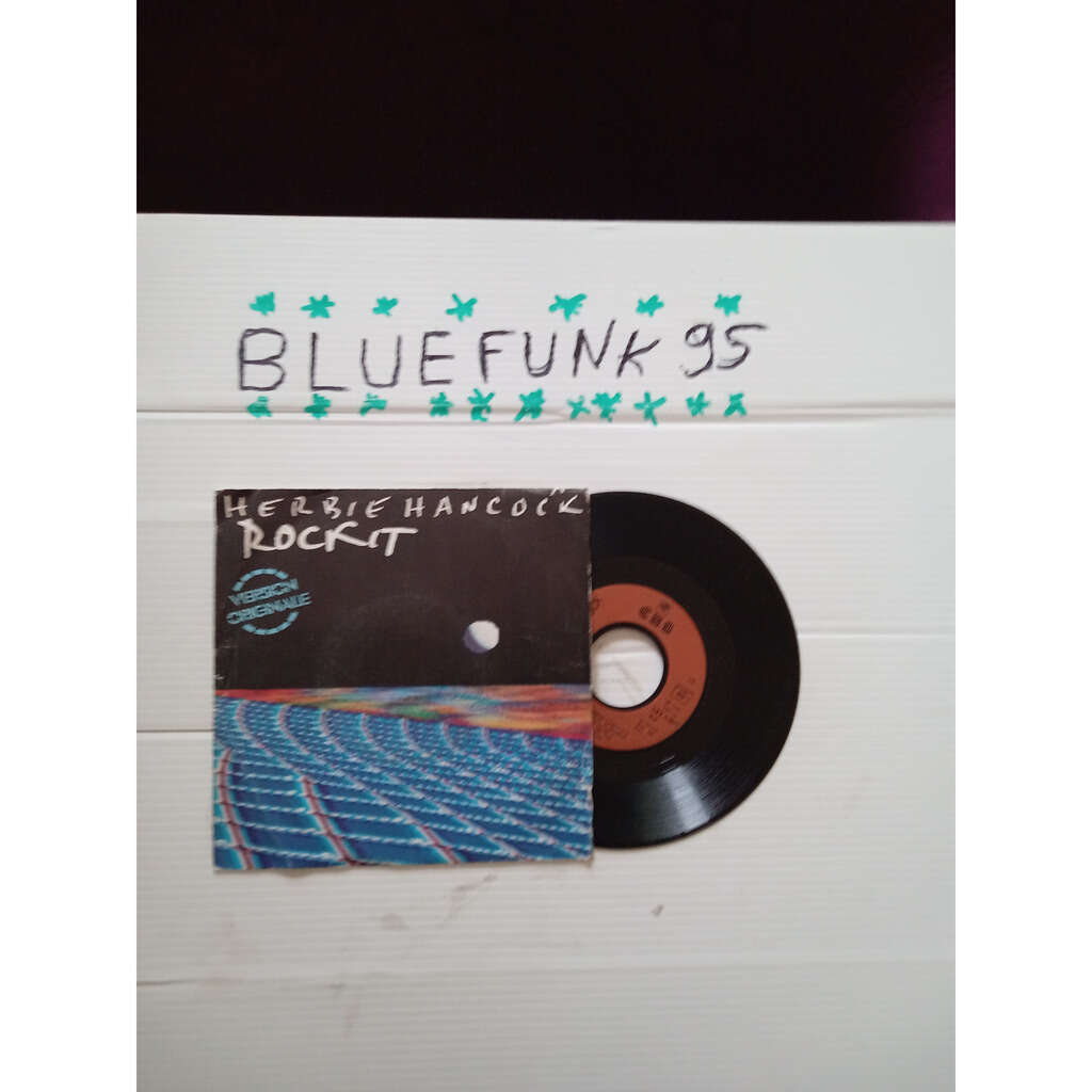 HERBIE HANCOCK ROCKIT ( LONG / ALBUM VERSION ) - ROCKIT ( SHORT VERSION ) .. .. .. LABEL PAPIER