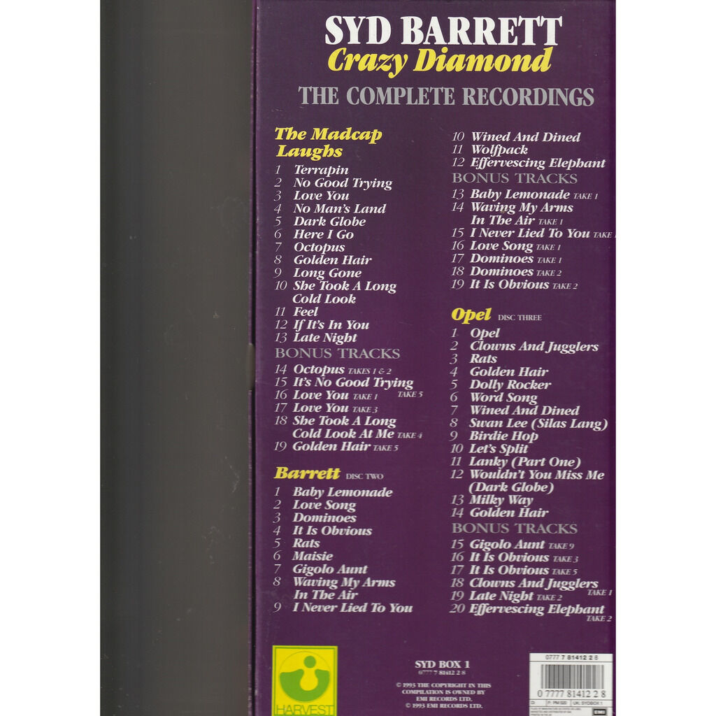  sydd barrett pink floyd  -  crazy diamond 