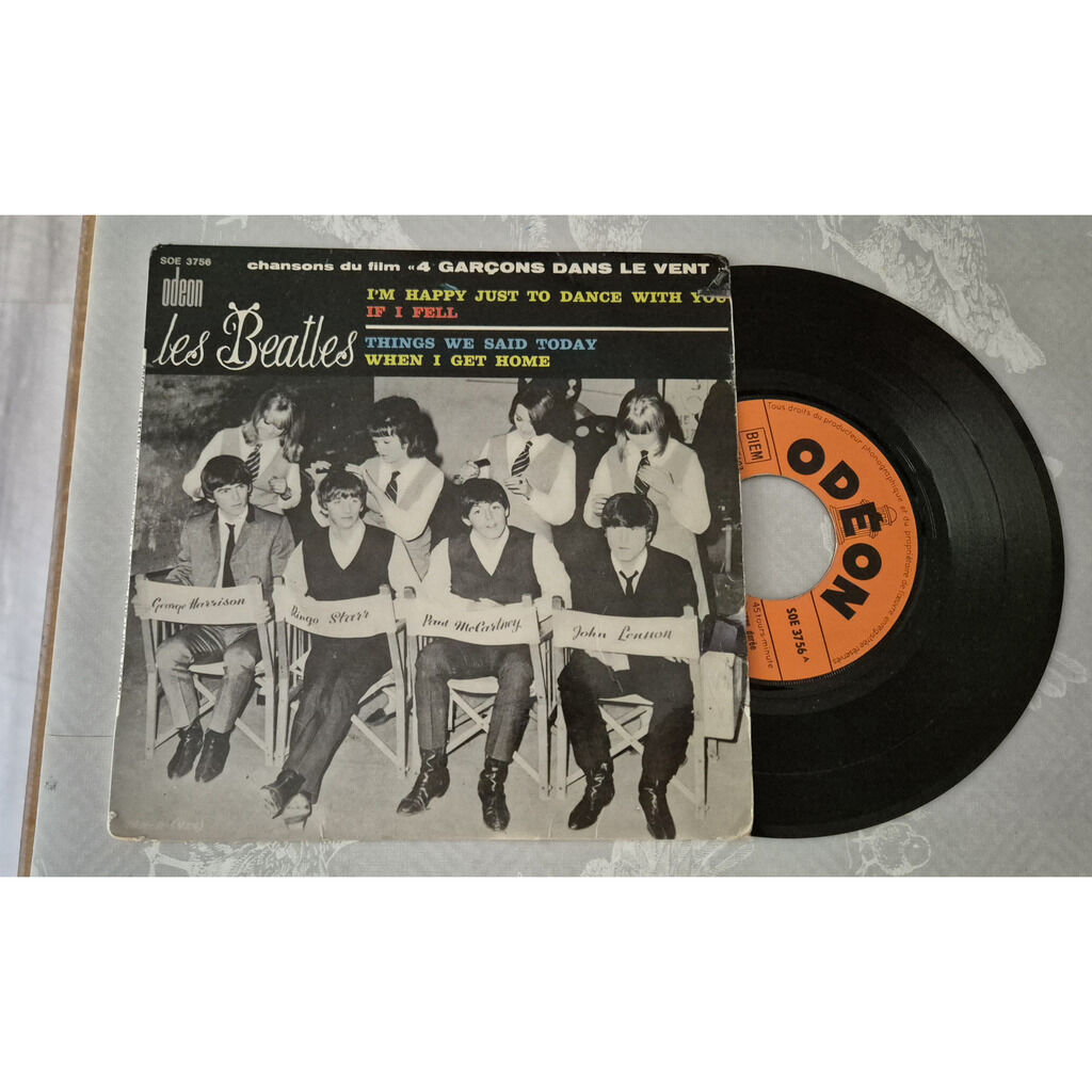4 Garçons Dans Le Vent The Beatles Chansons du film 4 garçons dans le vent - The Beatles - ( 7'' 1枚