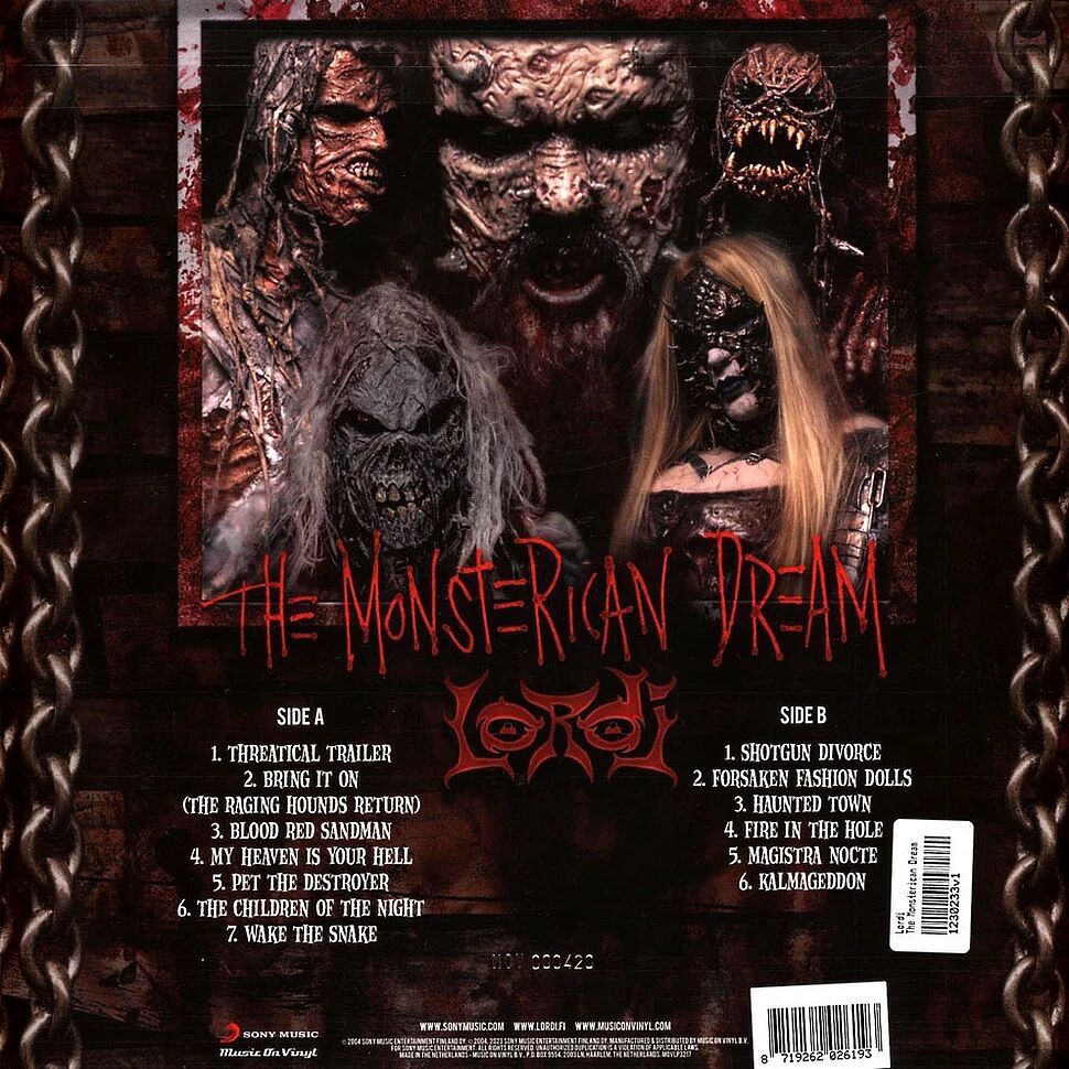  Lordi  -  the monsterican dream 