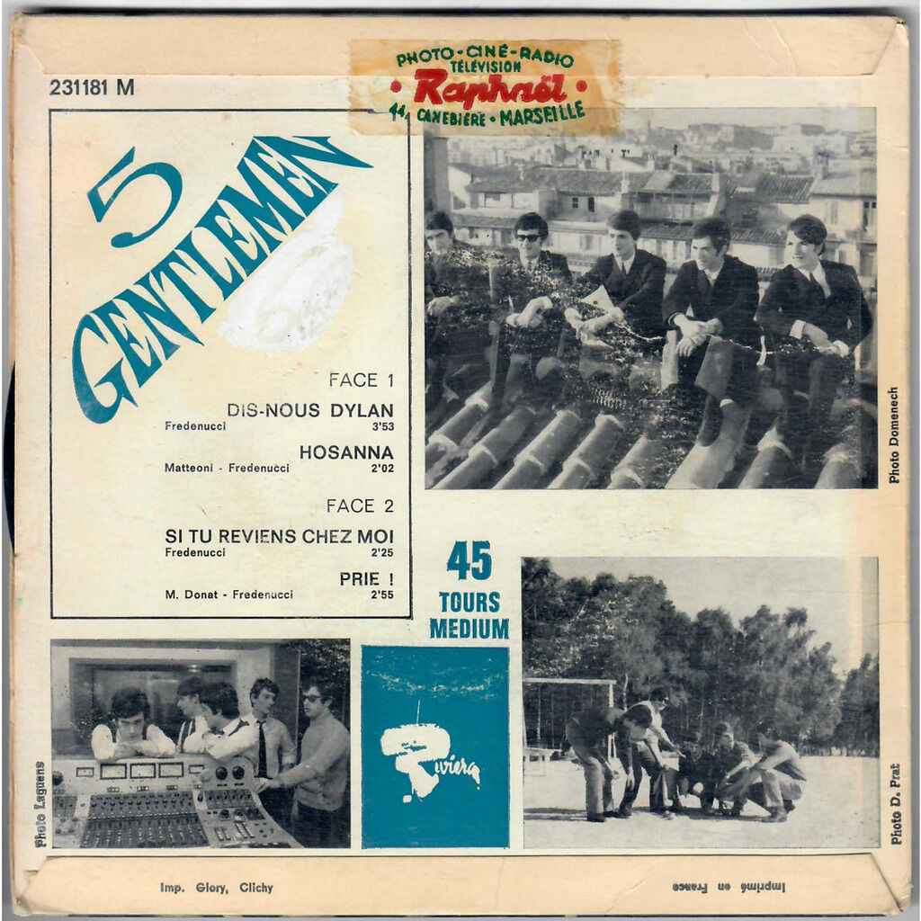  5 Gentlemen  -  dis-nous dylan 