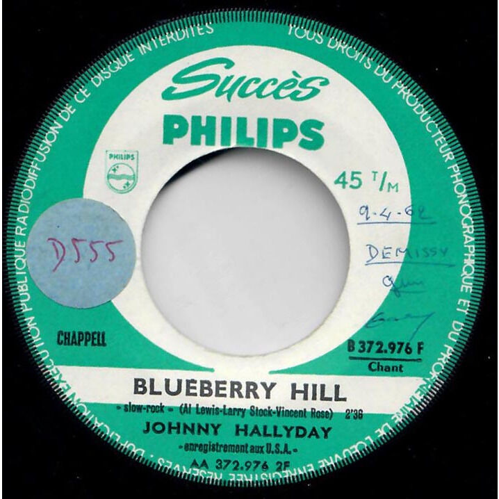  Johnny Hallyday  -  maybellene / blueberry hill 
