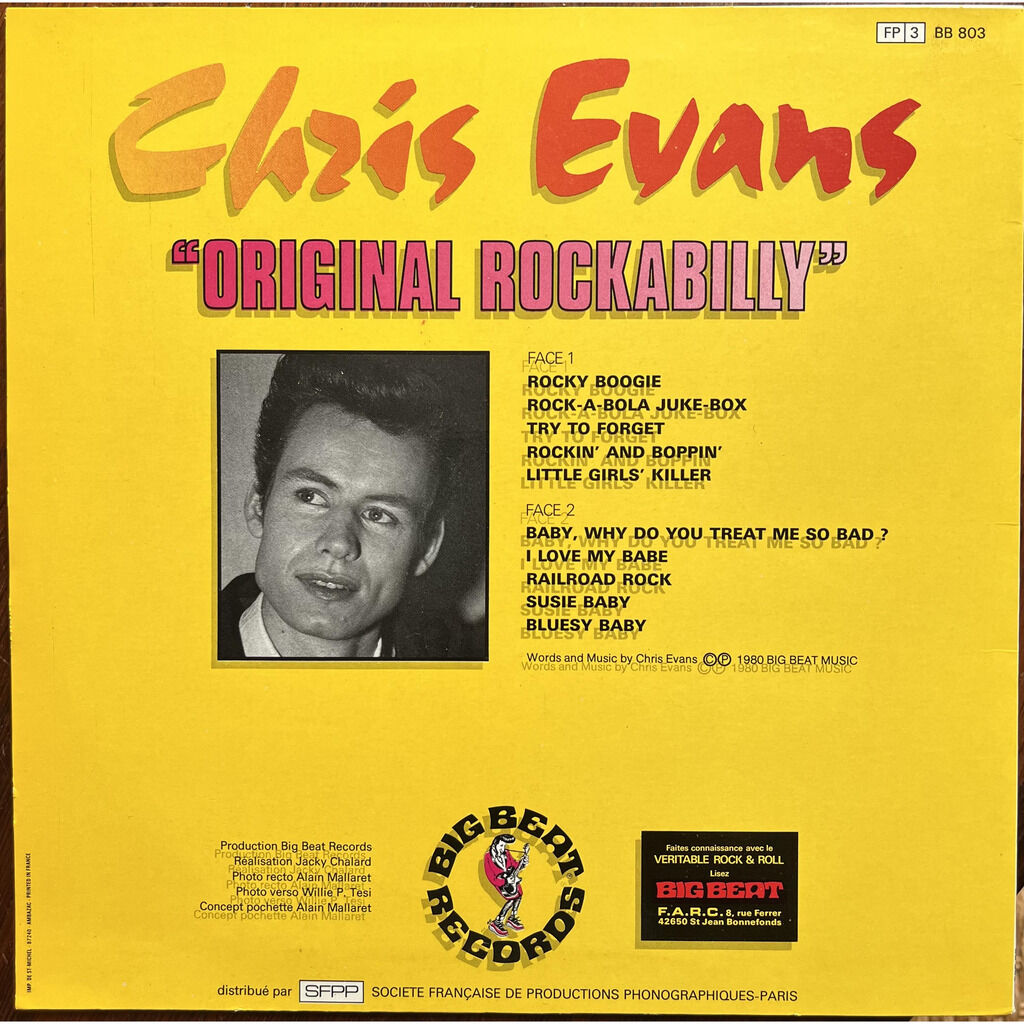  Chris Evans (7)  -  original rockabilly 