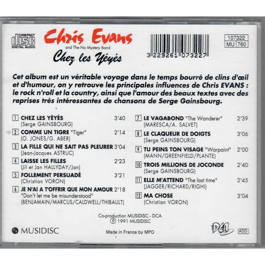  Chris Evans (7)  -  chez les yéyés 