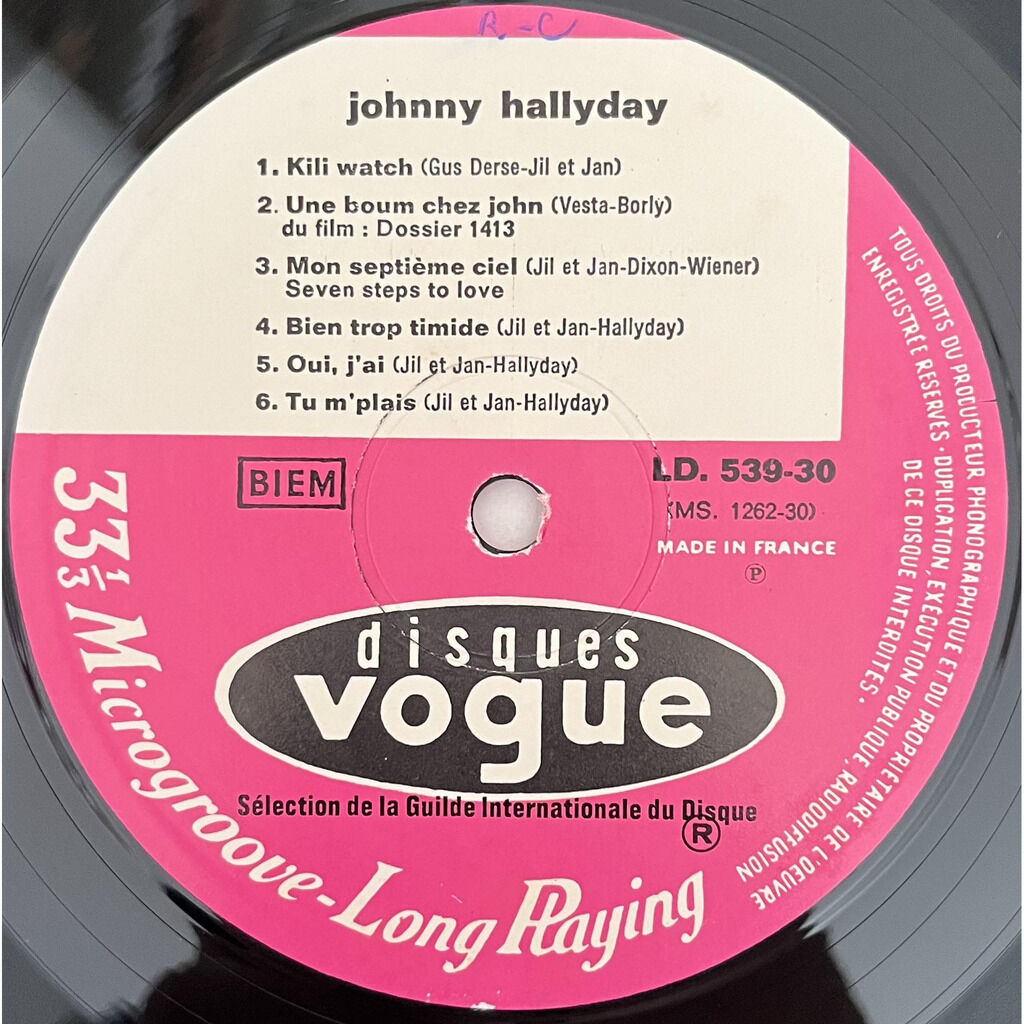  Johnny Hallyday  -  nous les gars nous les filles 