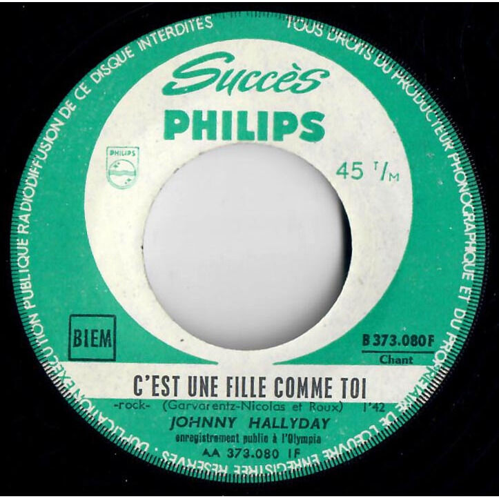  Johnny Hallyday  -  elle est terrible 