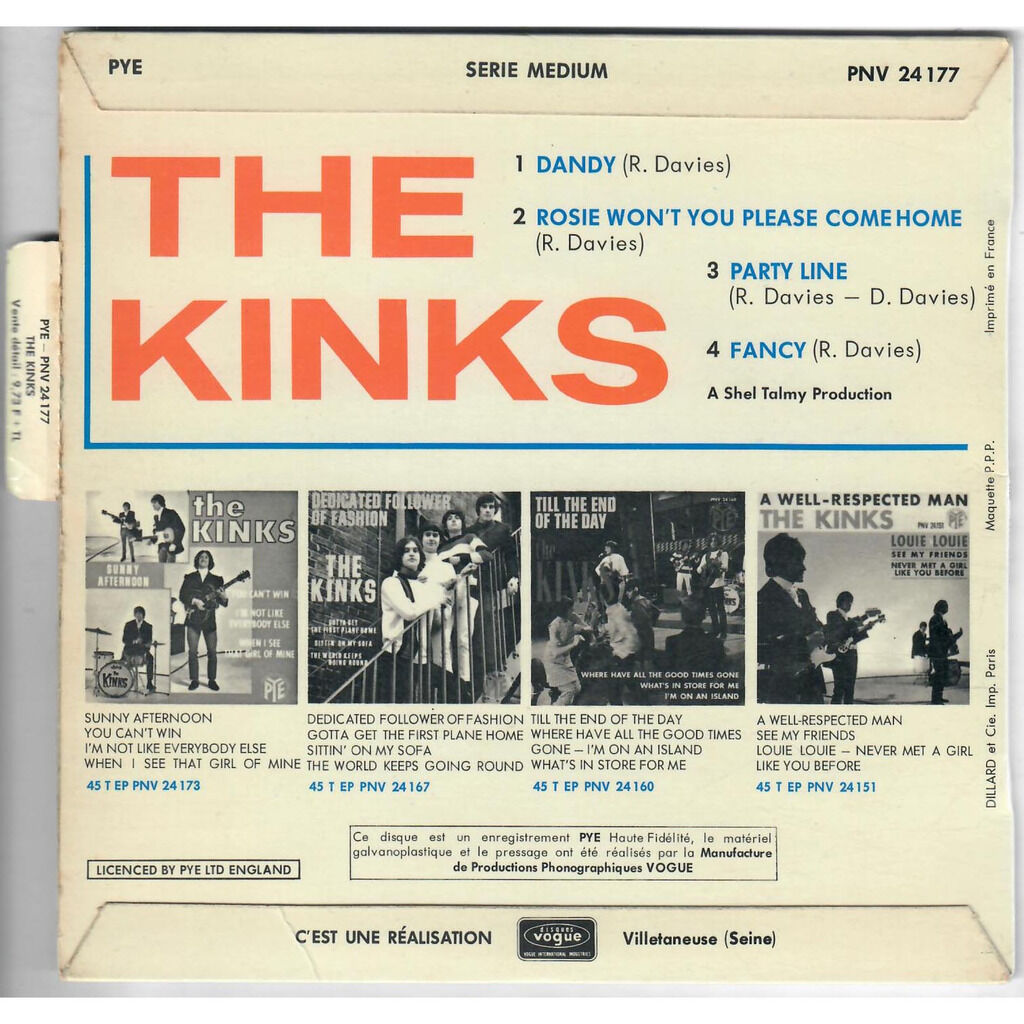  The Kinks  -  dandy 