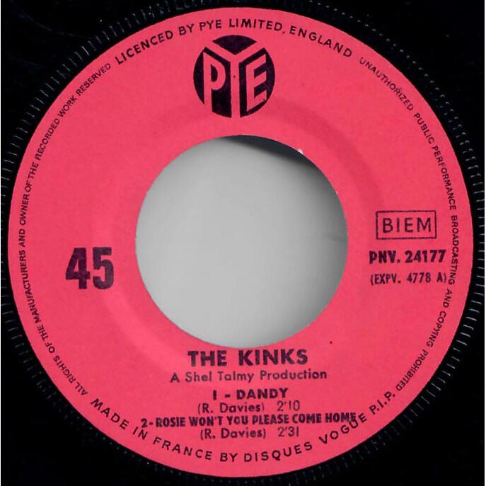  The Kinks  -  dandy 