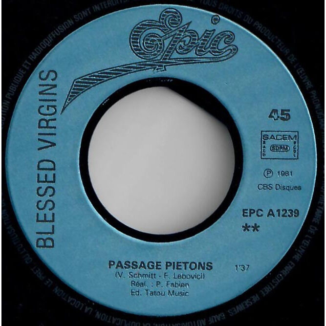  Blessed Virgins  -  echec aux dames / passage piétons 