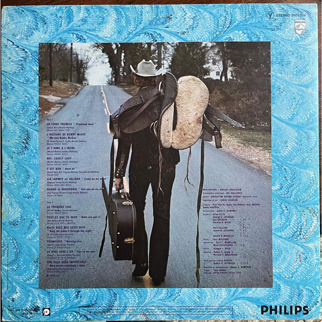  Johnny Hallyday  -  la terre promise 