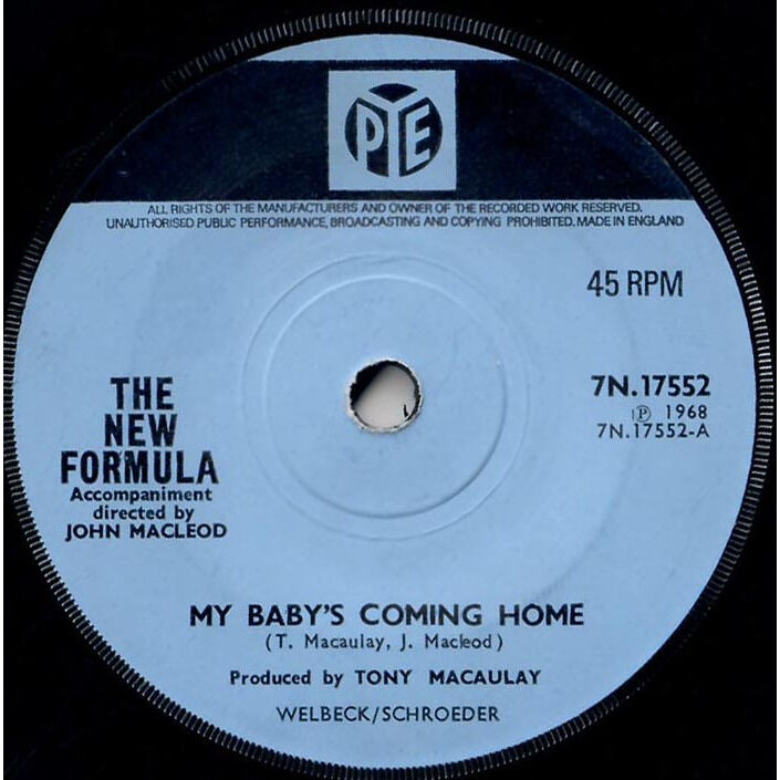  New Formula  -  my baby's coming home 
