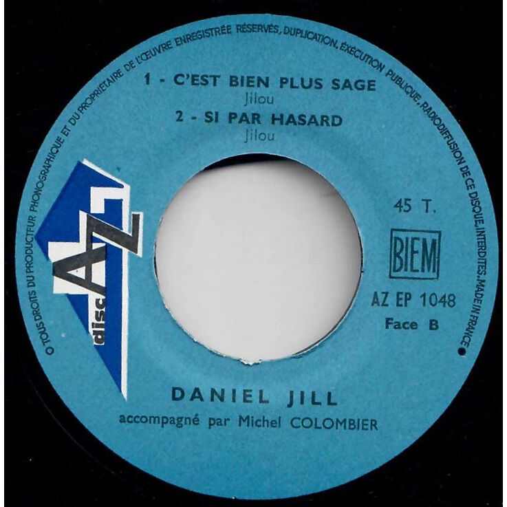  Daniel Jill  -  j'ai dansé sur ce disque 