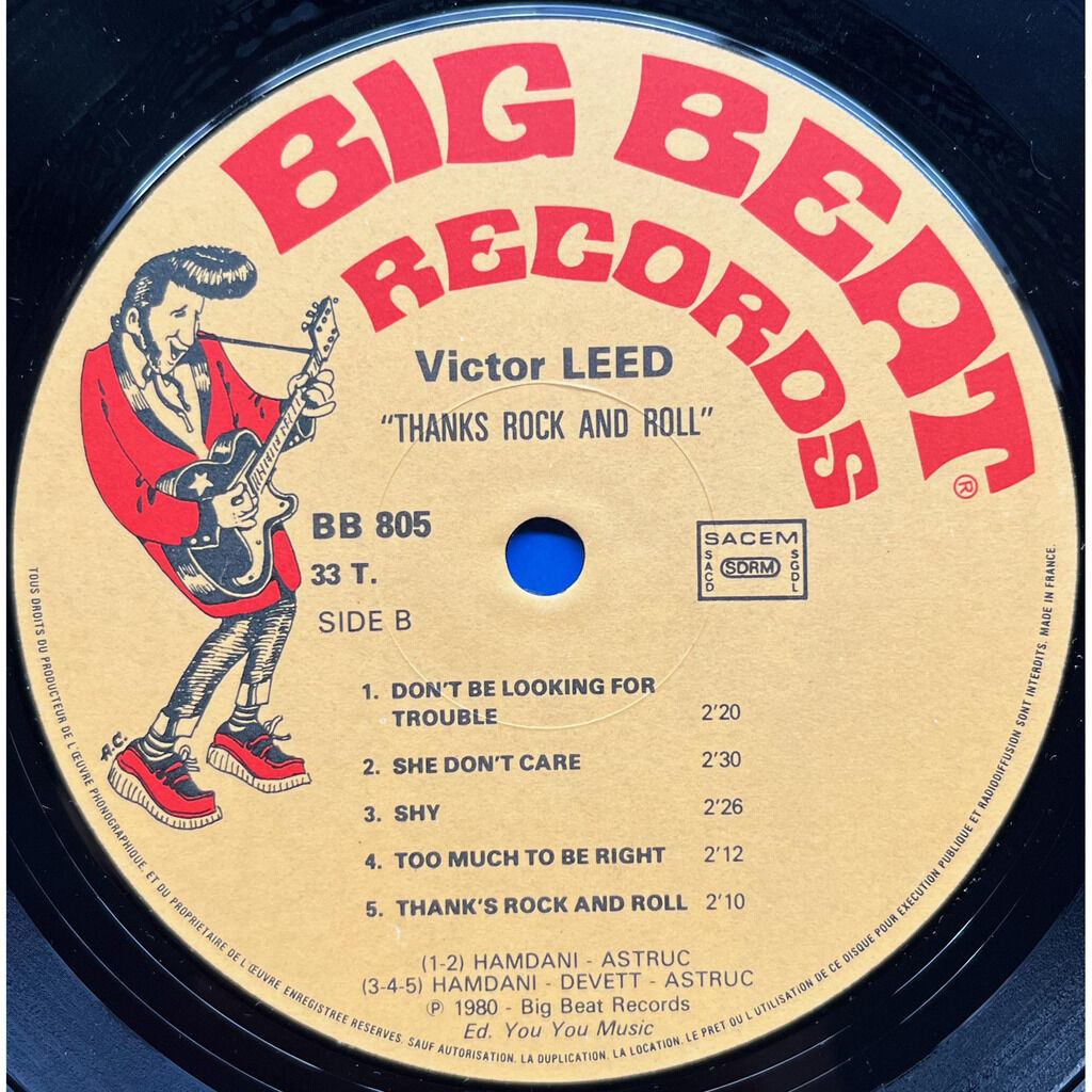  Victor Leed  -  thanks rock and roll 