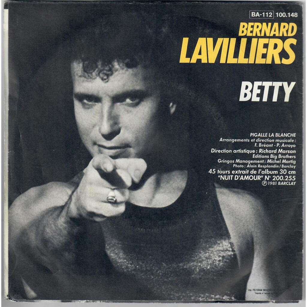  Bernard Lavilliers  -  pigalle la blanche 