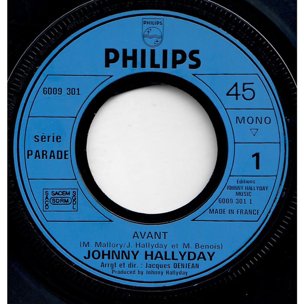  Johnny Hallyday  -  avant / tu peux partir si tu le veux 