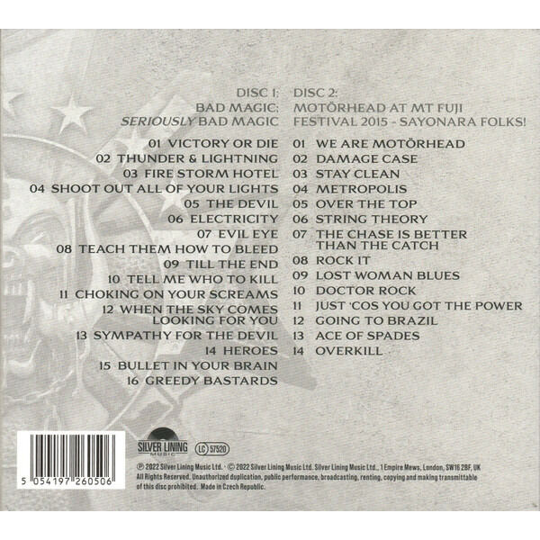  Motörhead  -  bad magic: seriously bad magic 