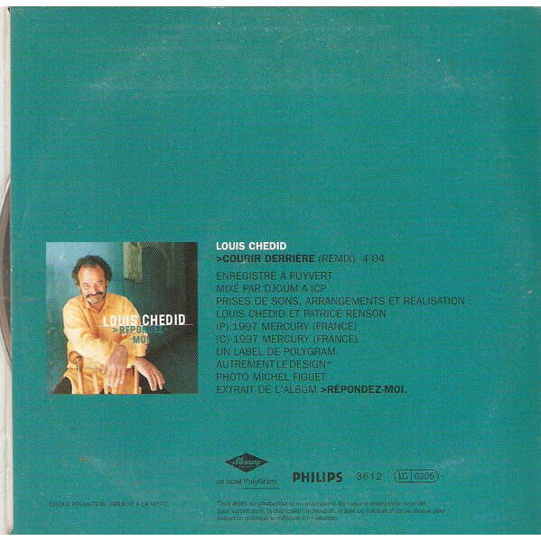  LOUIS CHEDID  -  courir derrière 