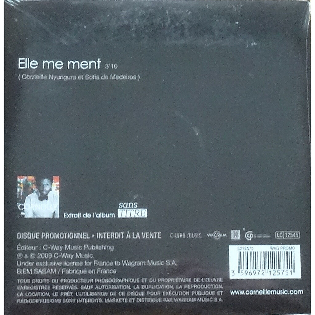  CORNEILLE  -  elle me ment 