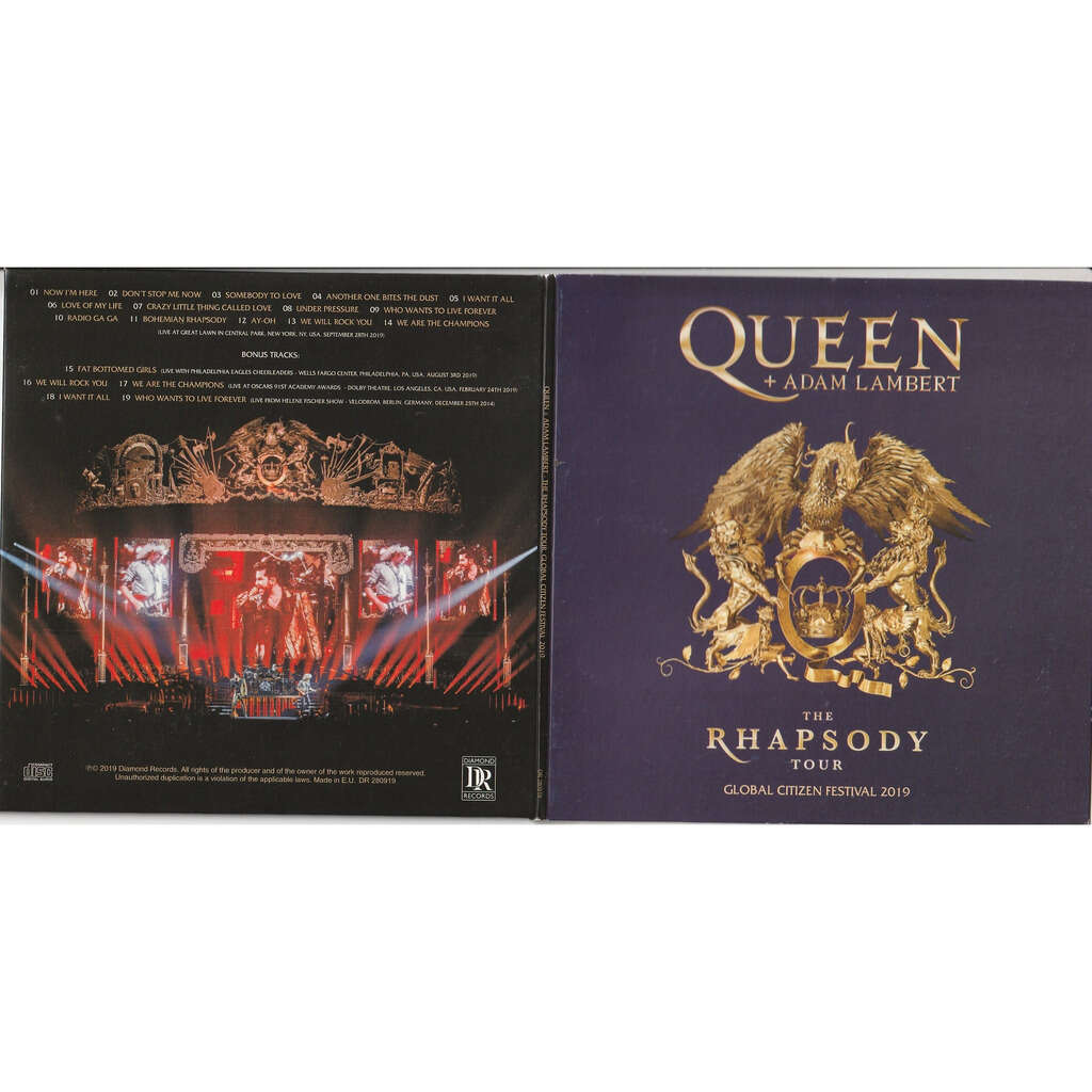  the rhapsody tour 2019 