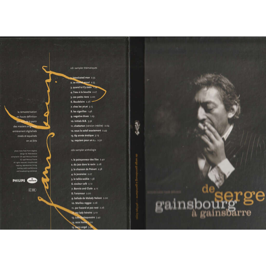  de serge gainsbourg a gainsbarre promo 