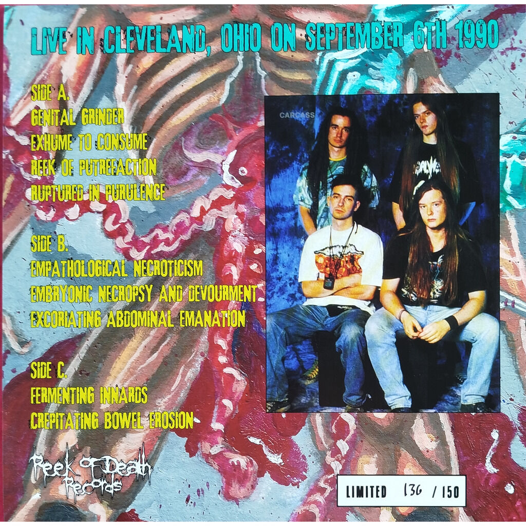  Carcass  -  exhuming cleveland 1990 