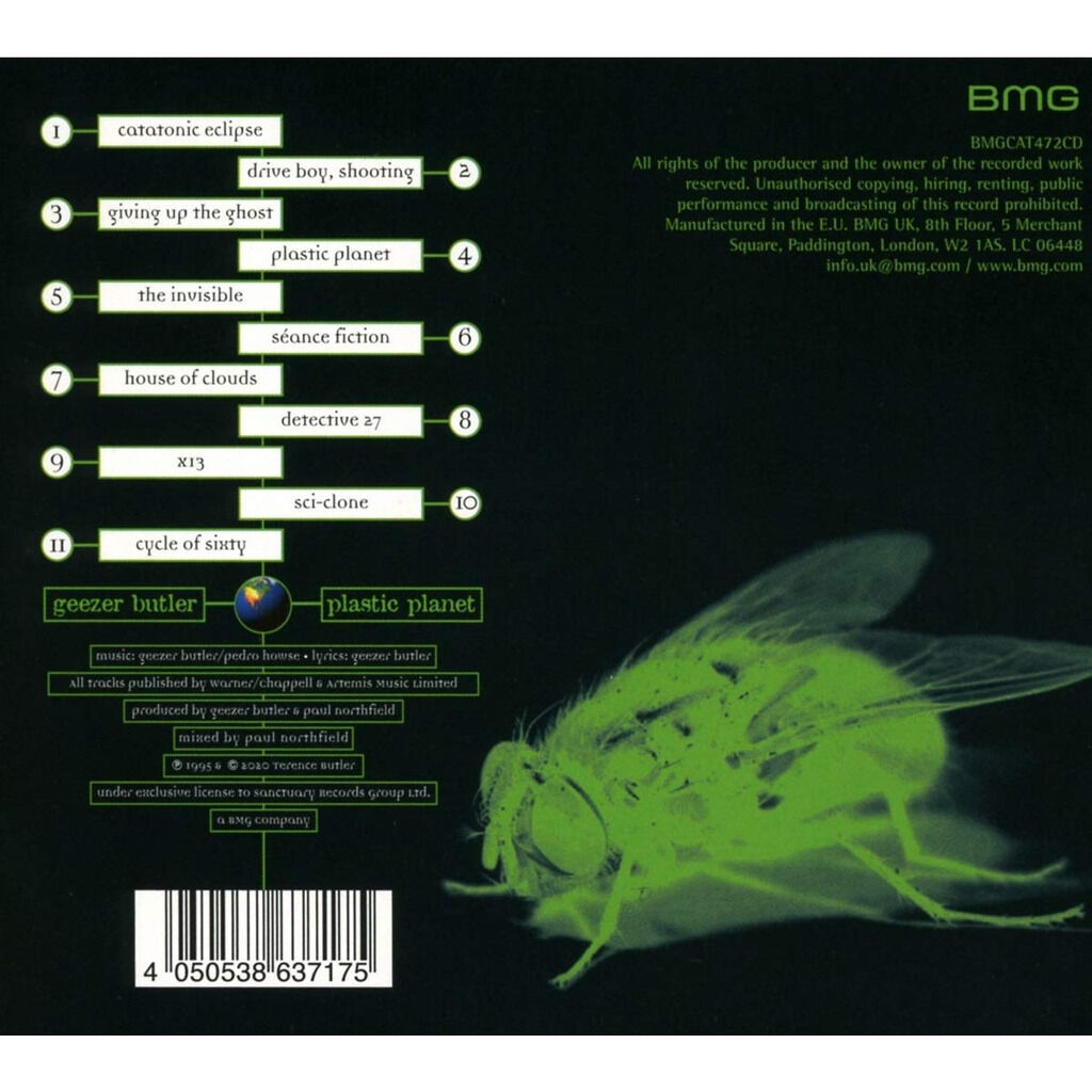  Geezer Butler  -  plastic planet 