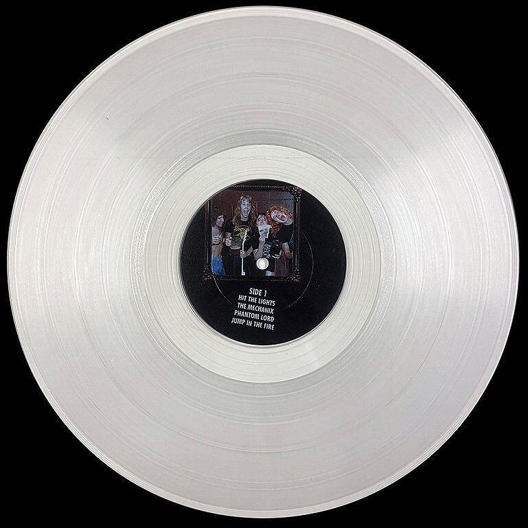  Metallica  -  the old waldorf 1982 definitive edition -crystal vinyl 