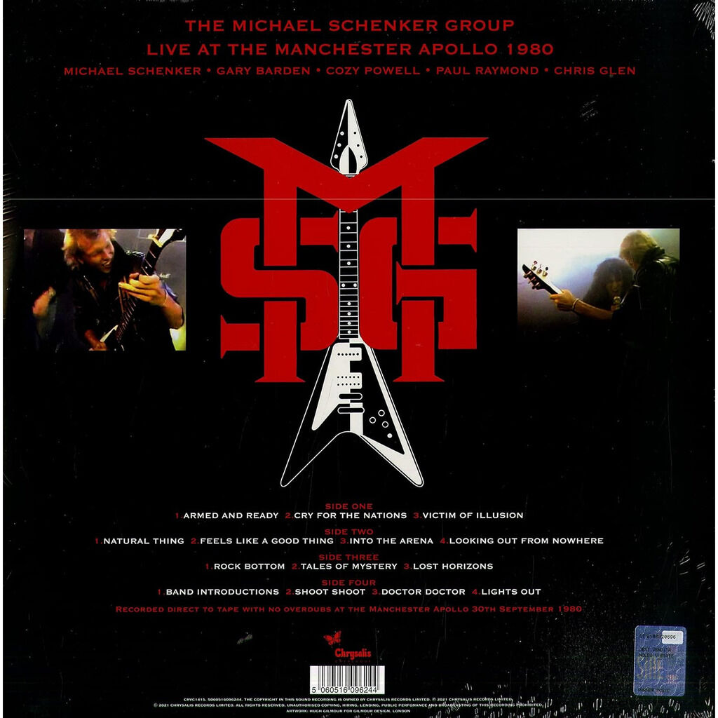 The Michael Schenker Group  -  live at the manchester apollo 1980 -record store day 