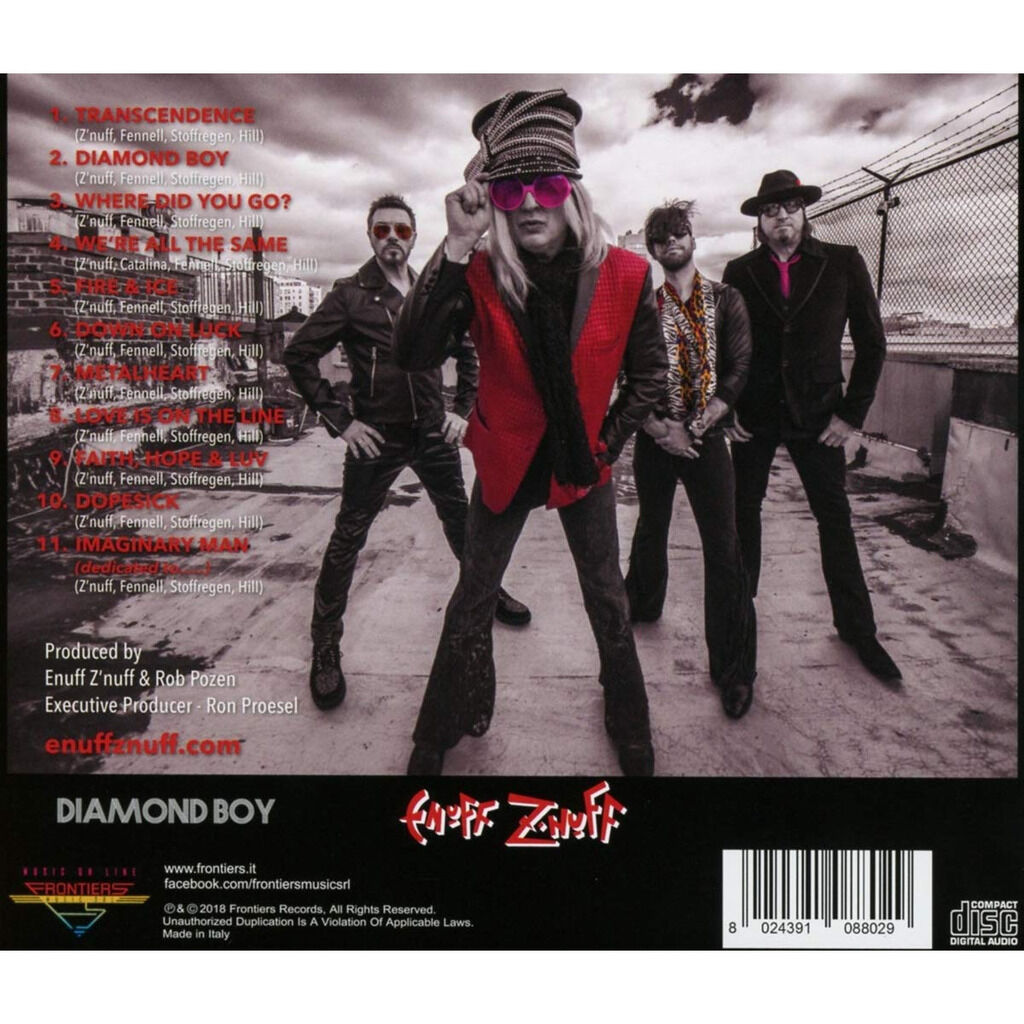  Enuff Z'nuff  -  diamond boy 