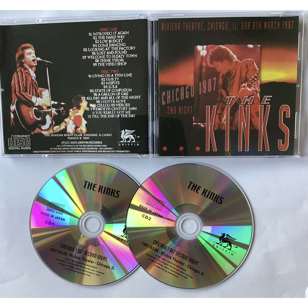 kinks CHICAGO 1987
