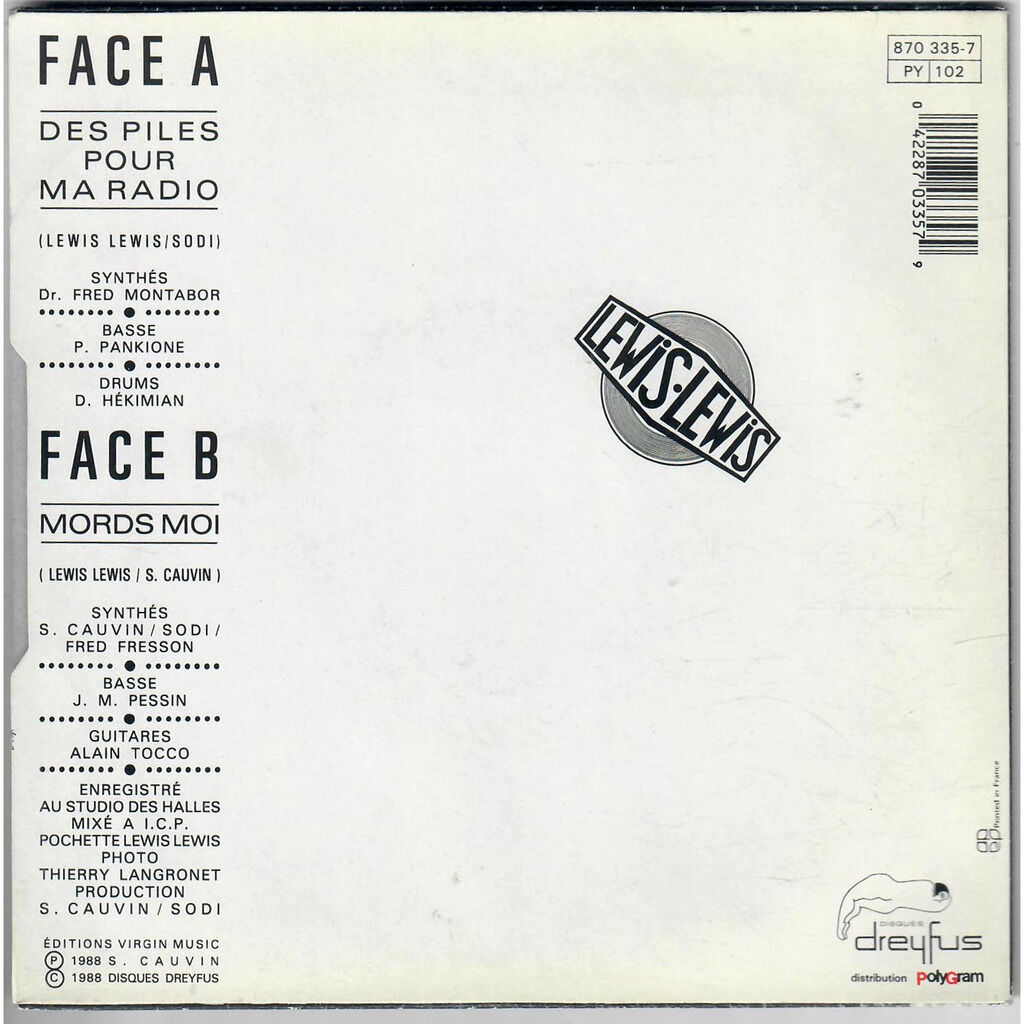  Lewis Lewis  -  des piles pour ma radio 