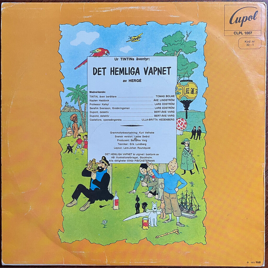  Hergé  -  tintin: det hemliga vapnet 