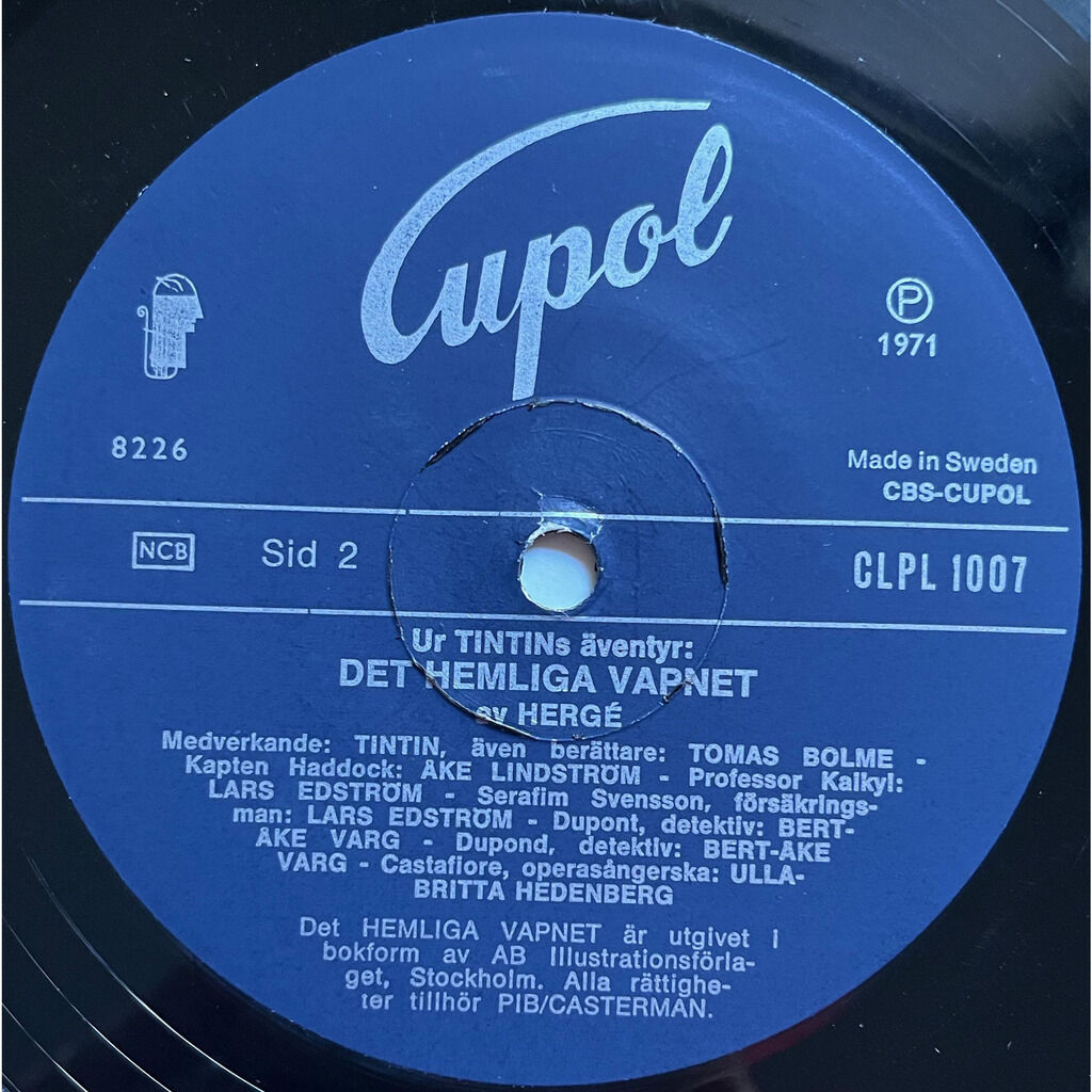  Hergé  -  tintin: det hemliga vapnet 