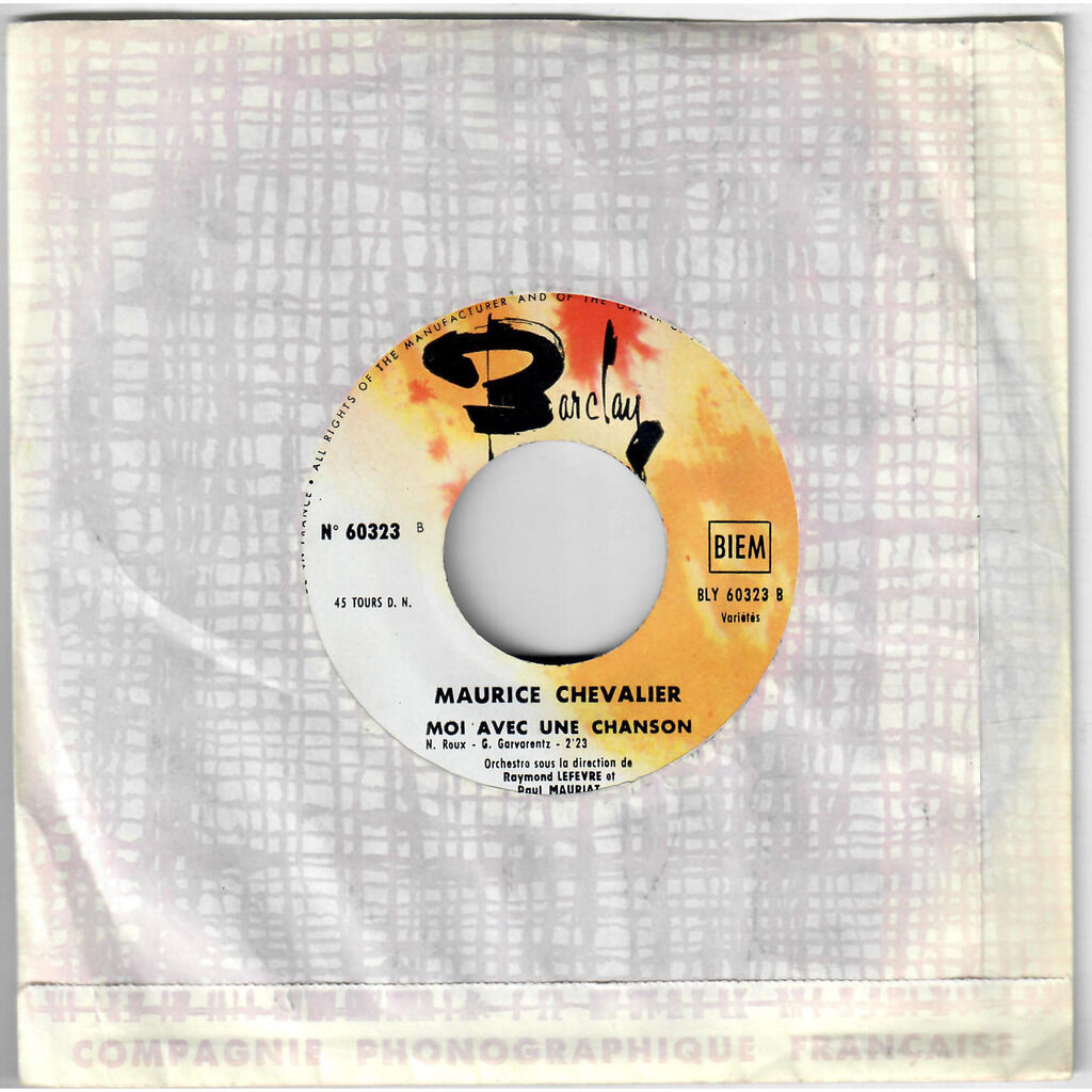  Maurice Chevalier avec Les Chaussettes Noires  -  le twist du canotier 