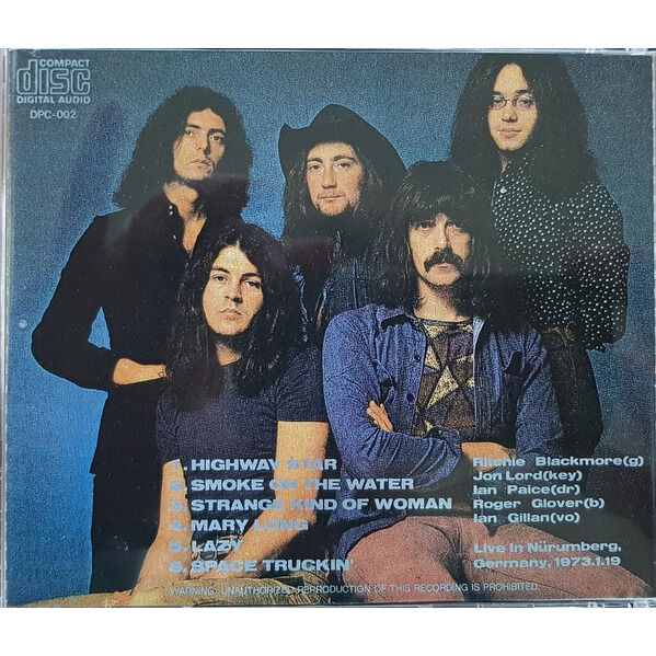 Live in nurumberg 1973 - Deep Purple - ( CD ) - セラー： poseidone