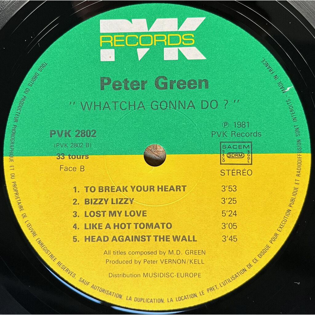  Peter Green (2)  -  whatcha gonna do? 