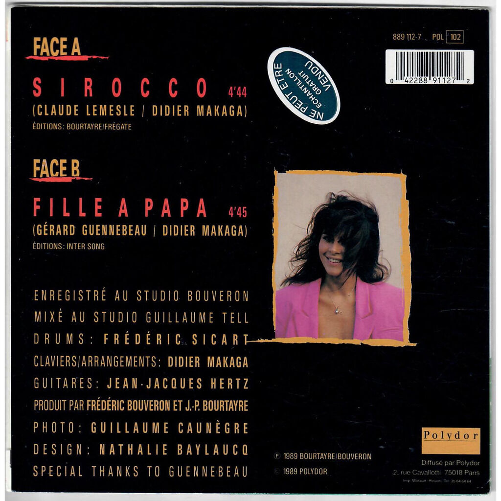  Valérie Prevost  -  sirocco / fille a papa 
