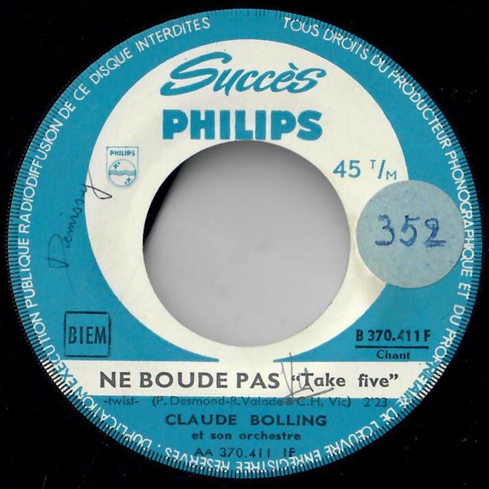  Claude Bolling Et Son Orchestre  -  ne boude pas (take five) 