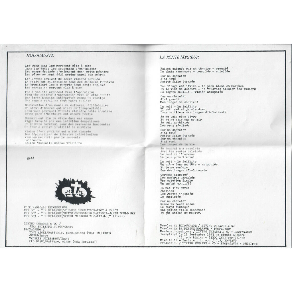  Living Théâtre & Co Propaganda (7)  -  holocauste 