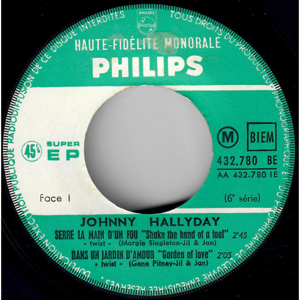  Johnny Hallyday  -  serre la main d'un fou 