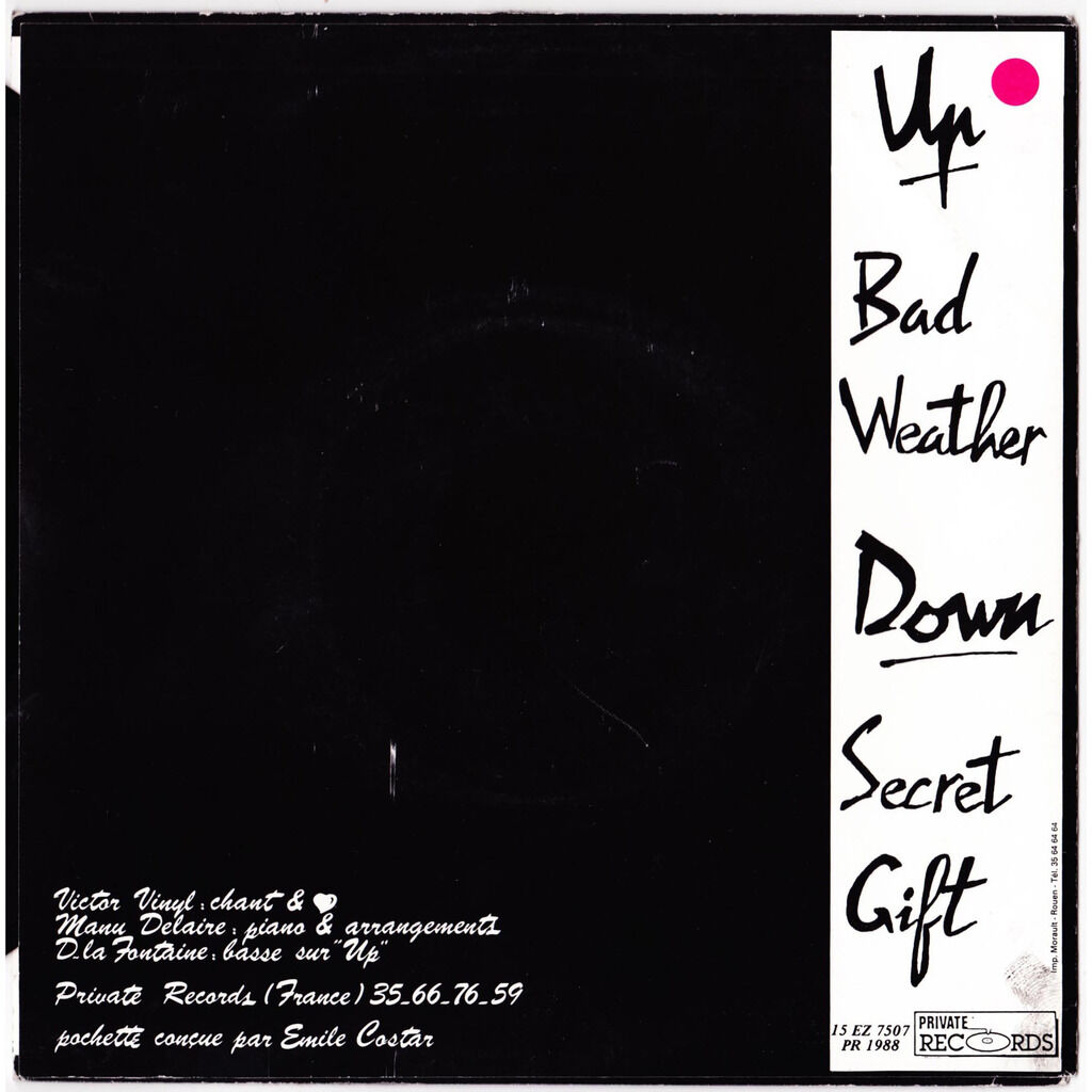  Victor Vinyl  -  bad weather / secret gift 