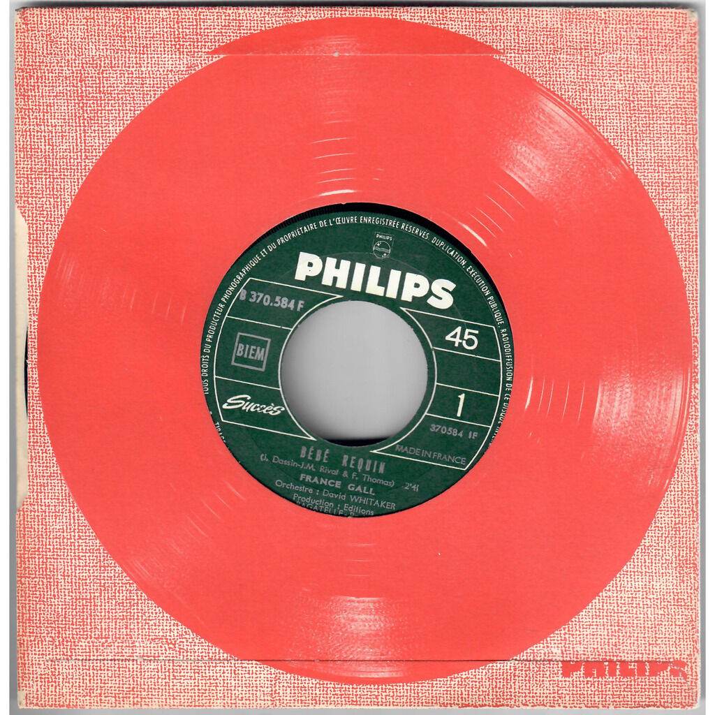  France Gall  -  bébé requin / chanson pour que tu m'aimes un peu 