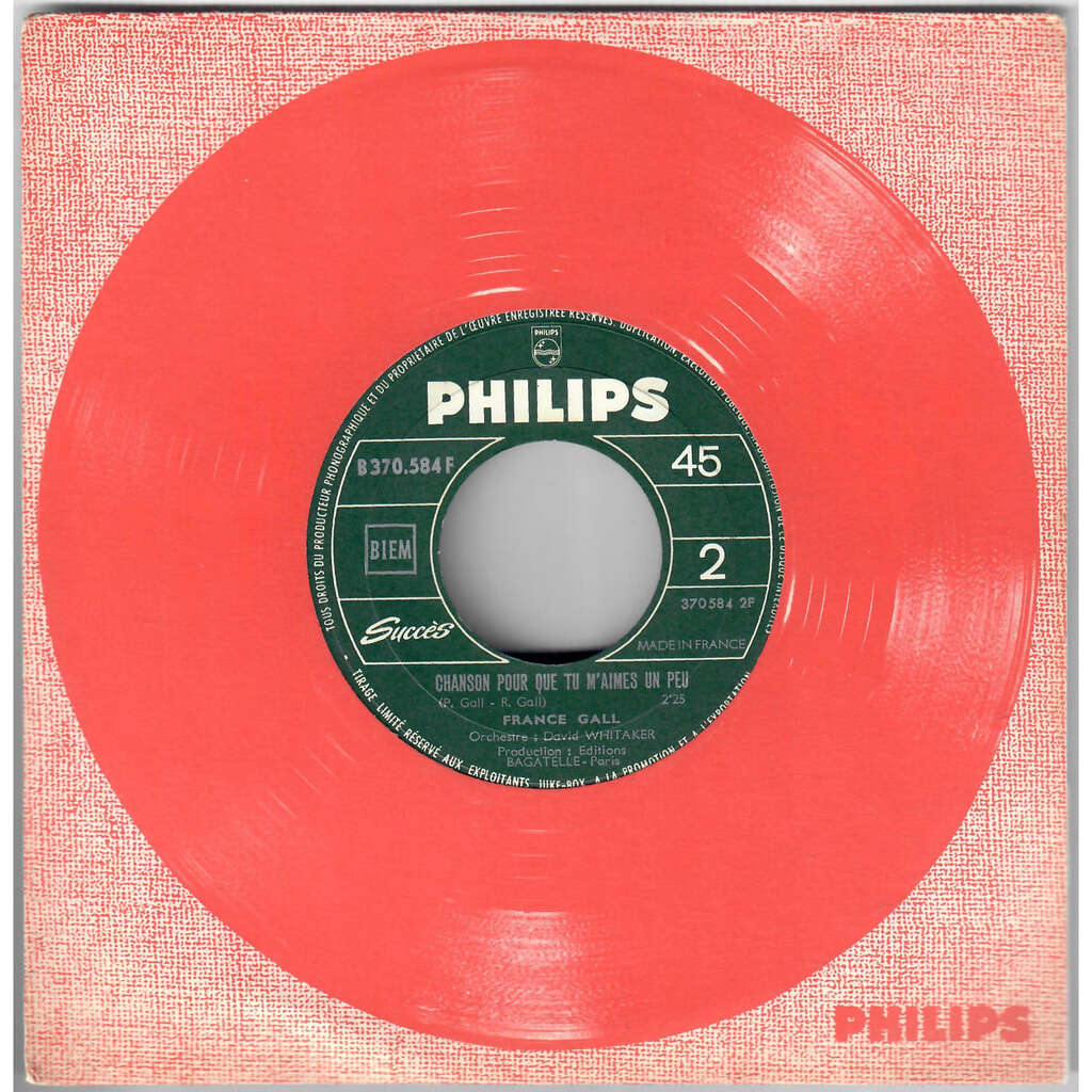  France Gall  -  bébé requin / chanson pour que tu m'aimes un peu 