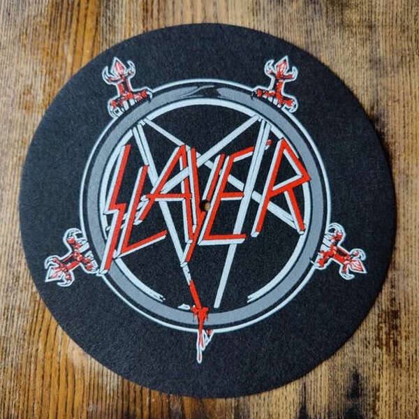  Slayer  -  slipmat 2023 pentagram official turtable 