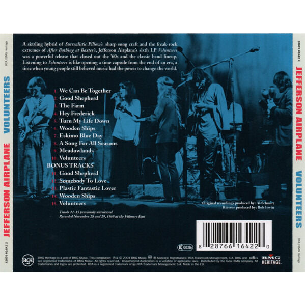  Jefferson Airplane  -  volunteers 