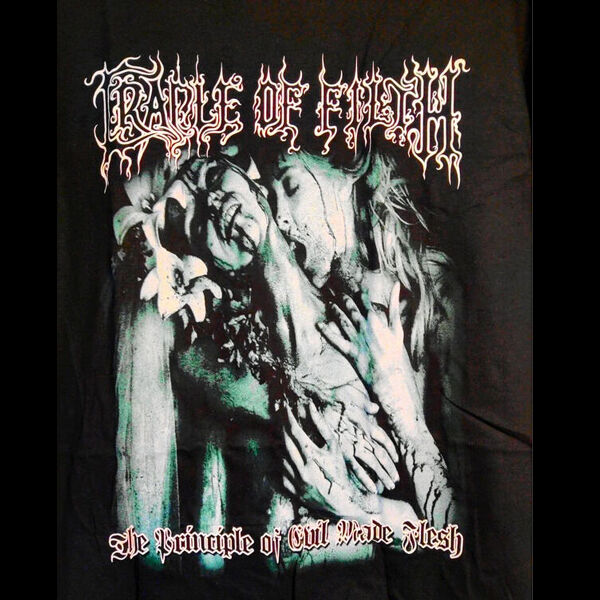  cradle of filth  -  supreme vampiric evil (m size) official t-shirt 2021 