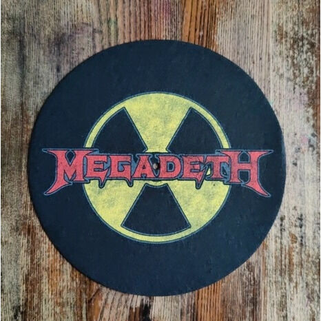  megadeth  -  radioactive official turntable slipmat 