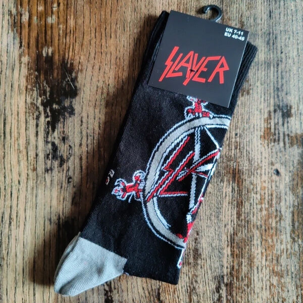 Slayer  -  pentagram official ankle socks unisex 