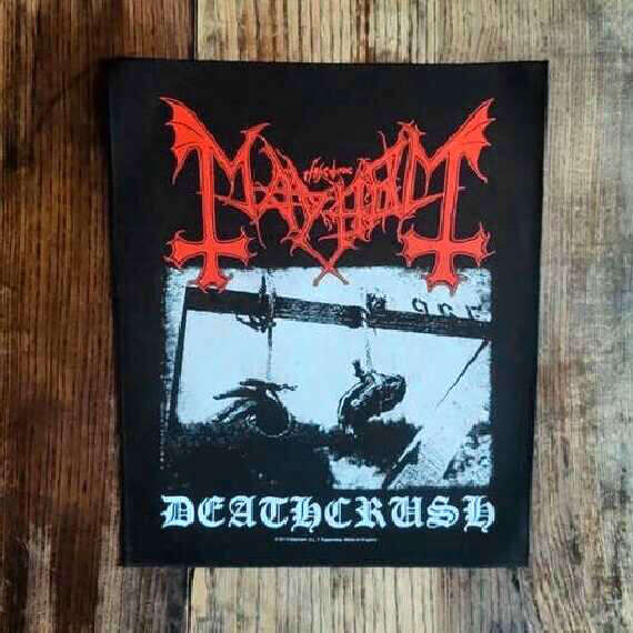  Deathcrush Official Back Patch 2018 Razamataz 