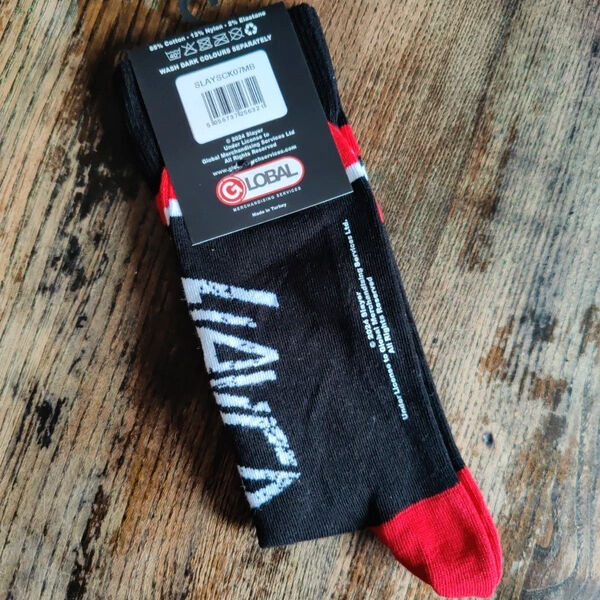 Slayer  -  skull helmet official ankle socks unisex 